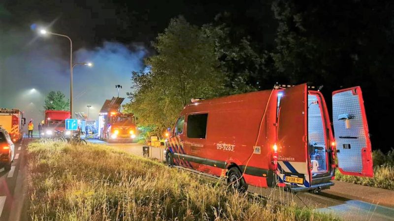 Logistieke bijstand brandweer Soesterberg in Bilthoven