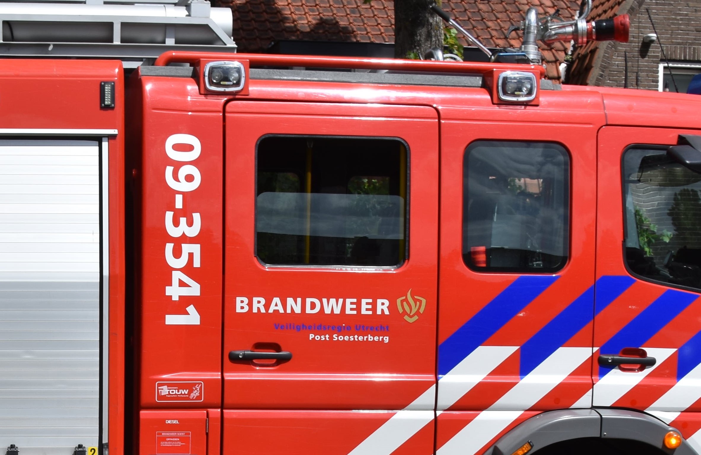 Grote inzet hulpdiensten door gaslek