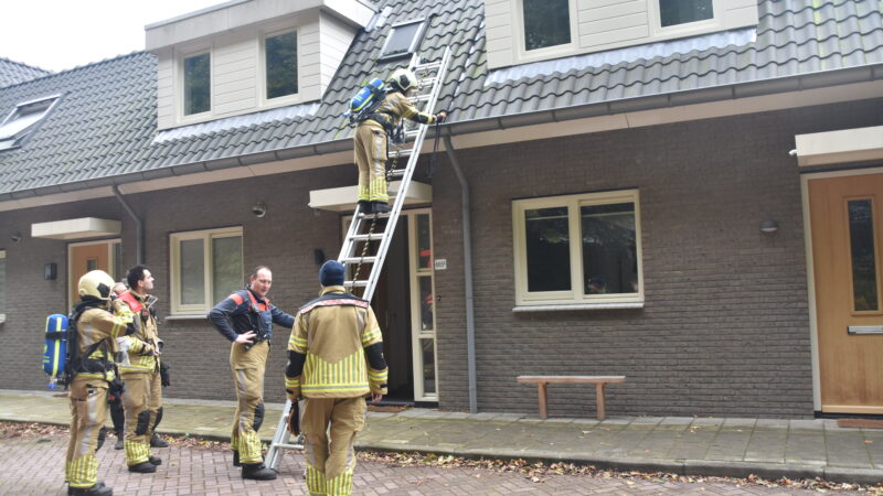 Metingen door brandweer door gaslucht